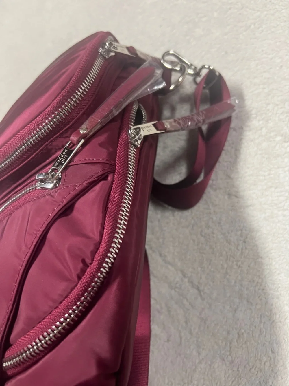 Madden Girl Nylon Sling Crossbody Bag